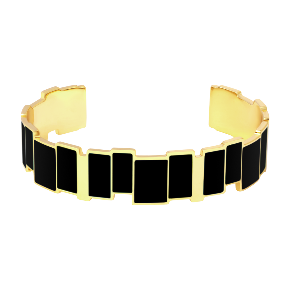 Multicolor Inès Bangle - Carbon Black