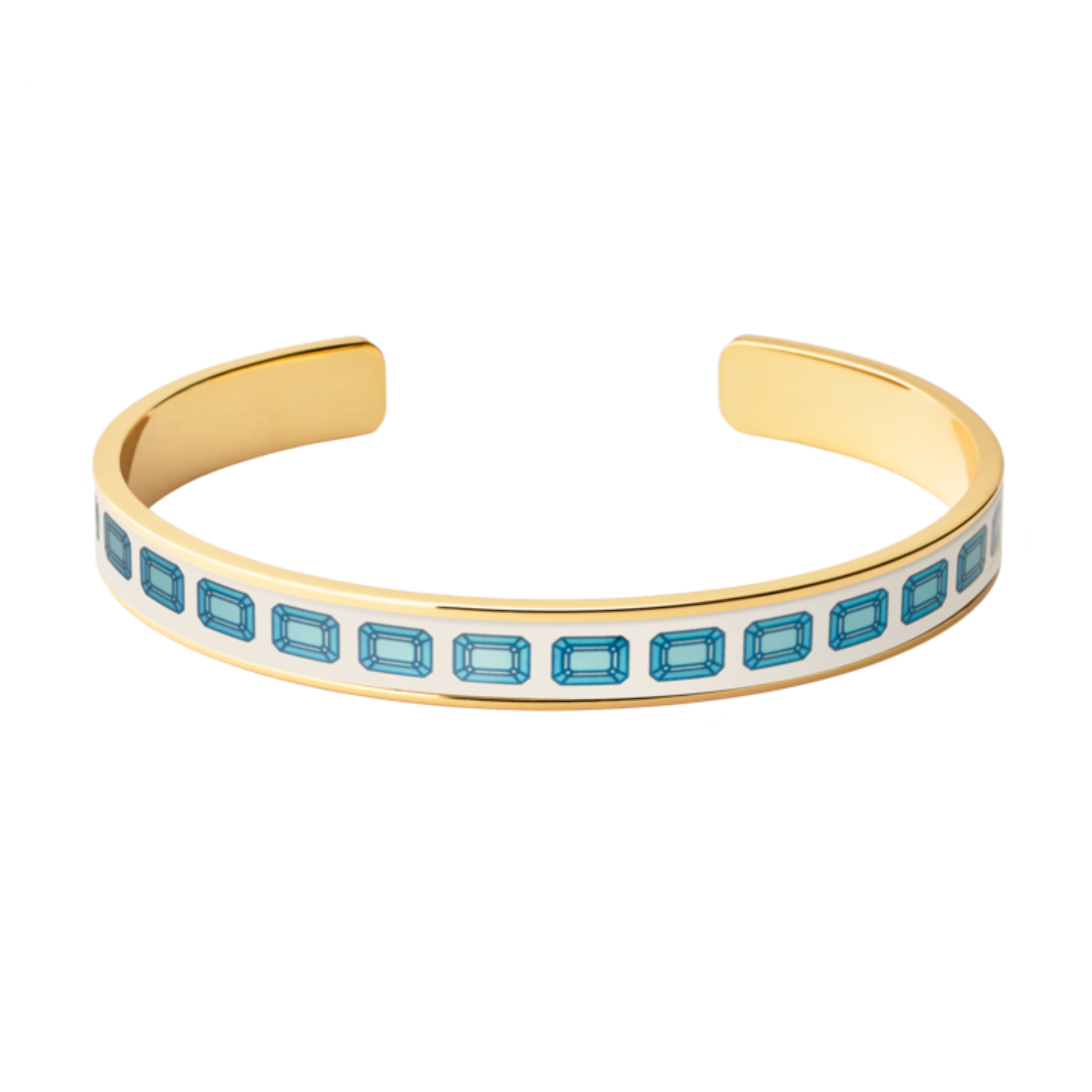 GEM Bangle - Turquoise Blue