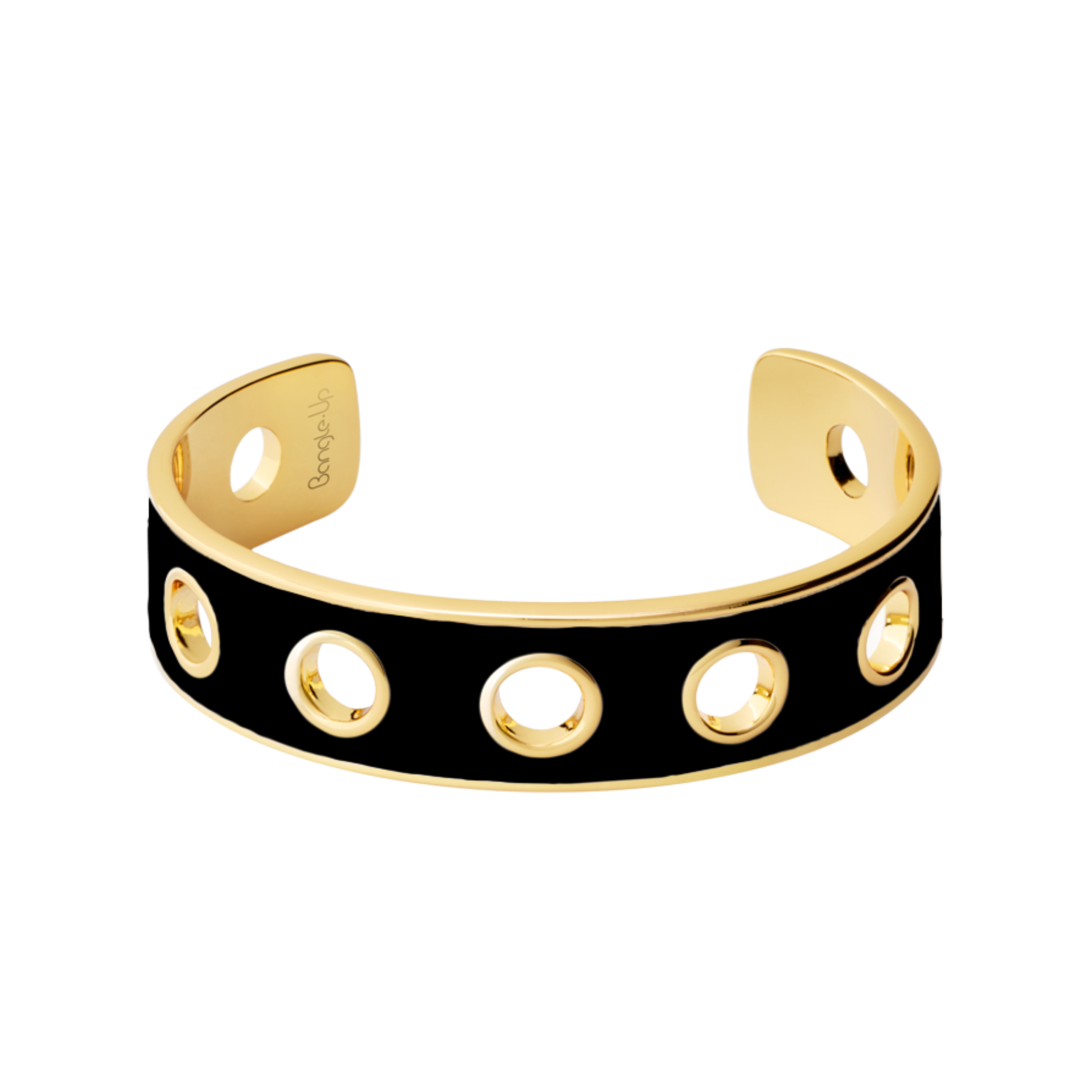 EYELET bangle - Carbon Black