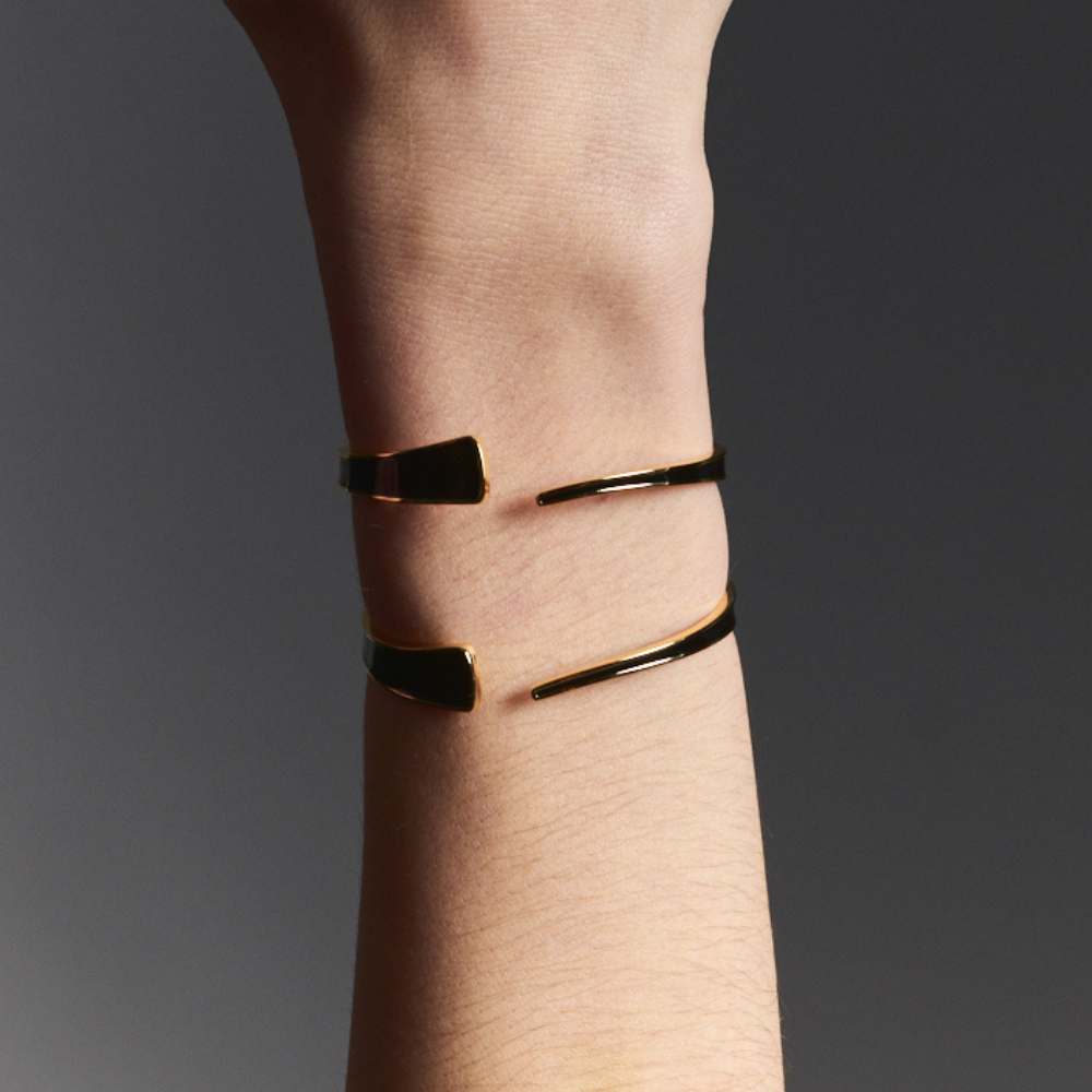 TARA bangle - Carbon Black