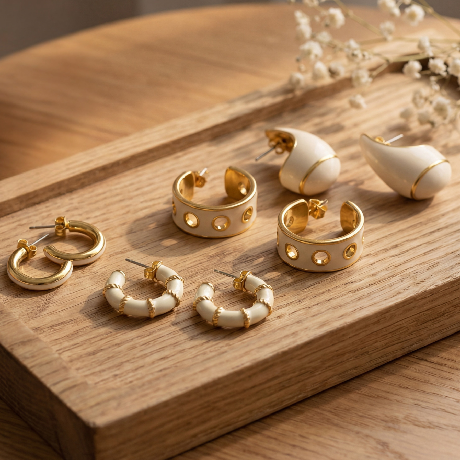 Créoles Ligne - Blanc Sable