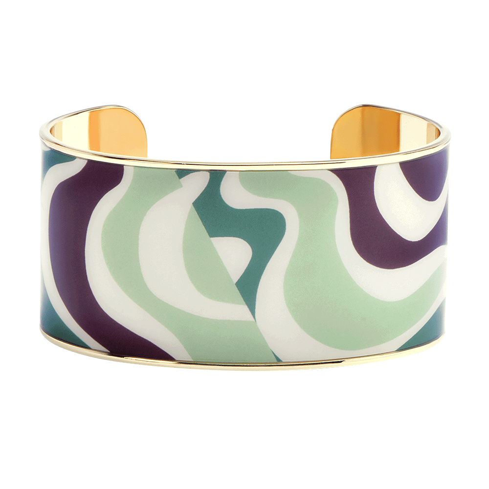 Manchette Rosalia - Verde - Bangle-Up 