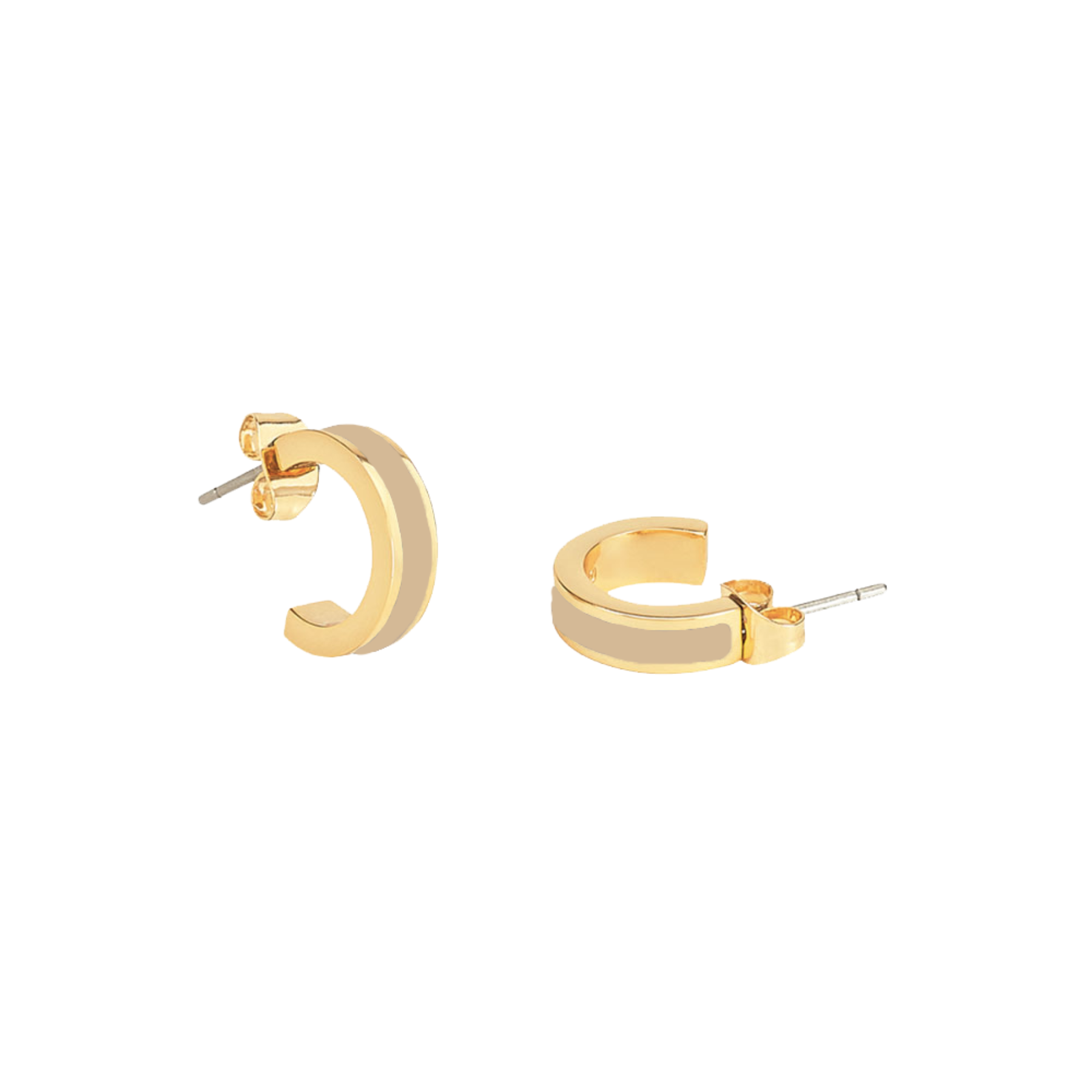 Mini Creole Bangle - Beige