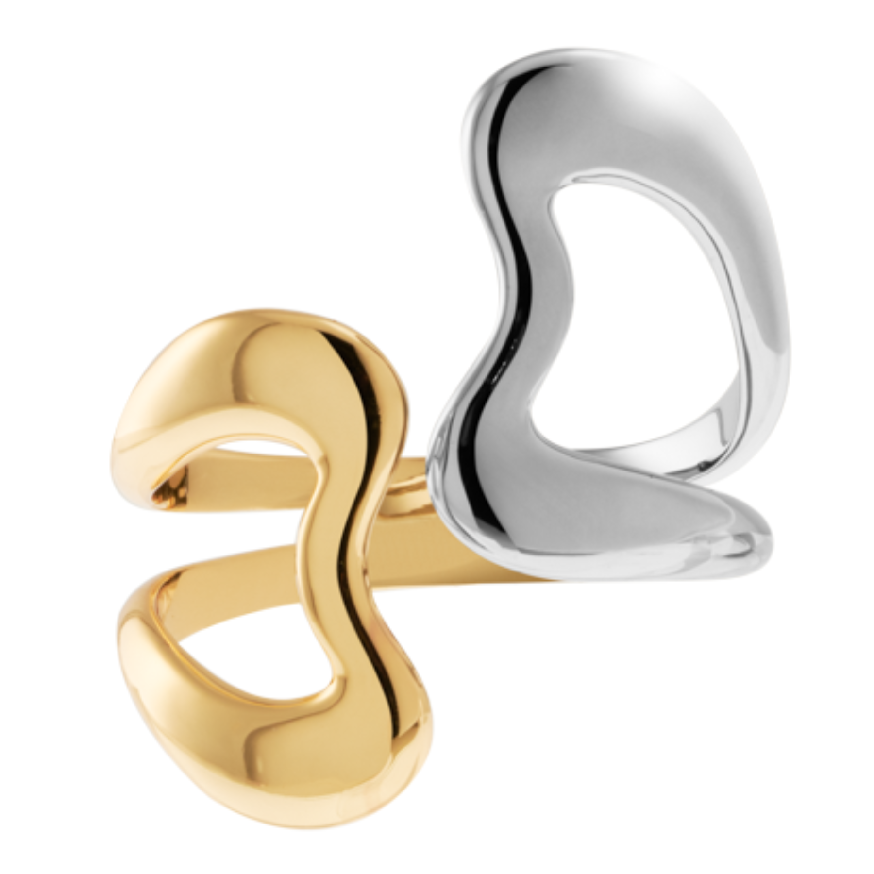 B.Line Cuff - Light Gold and Silver
