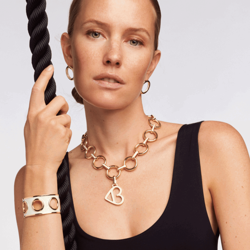 Pendentif AN-O - Blanc Sable - Bangle-Up 