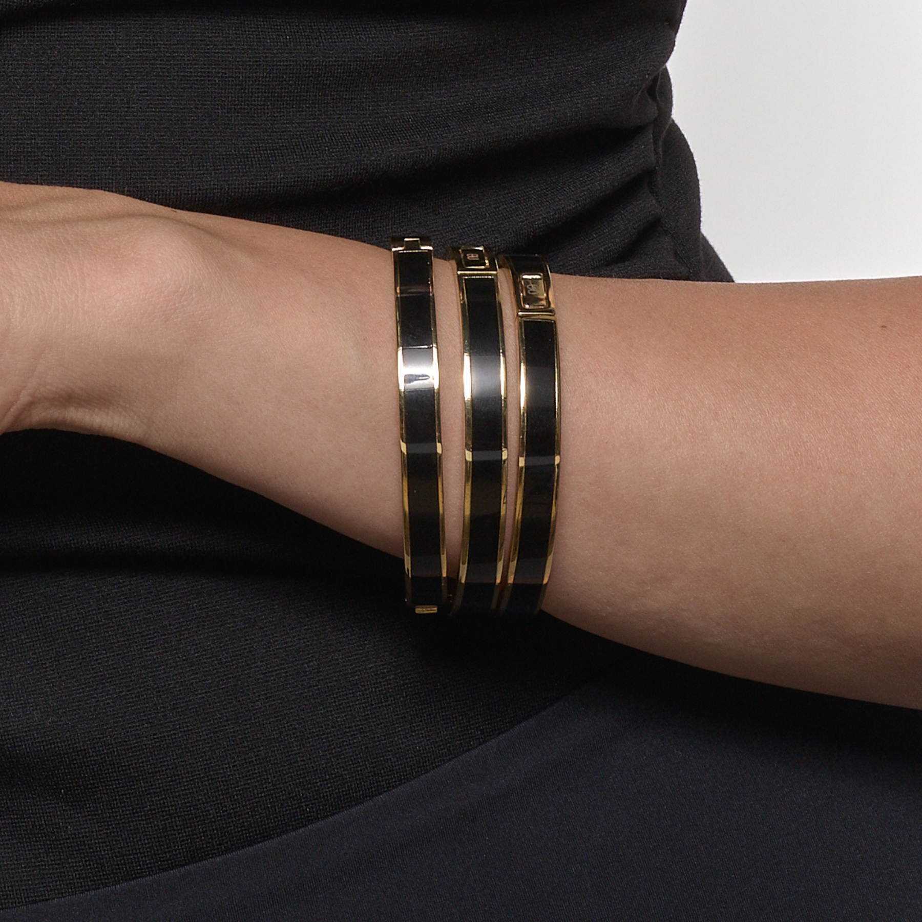 Bangle Bracelet - Carbon Black