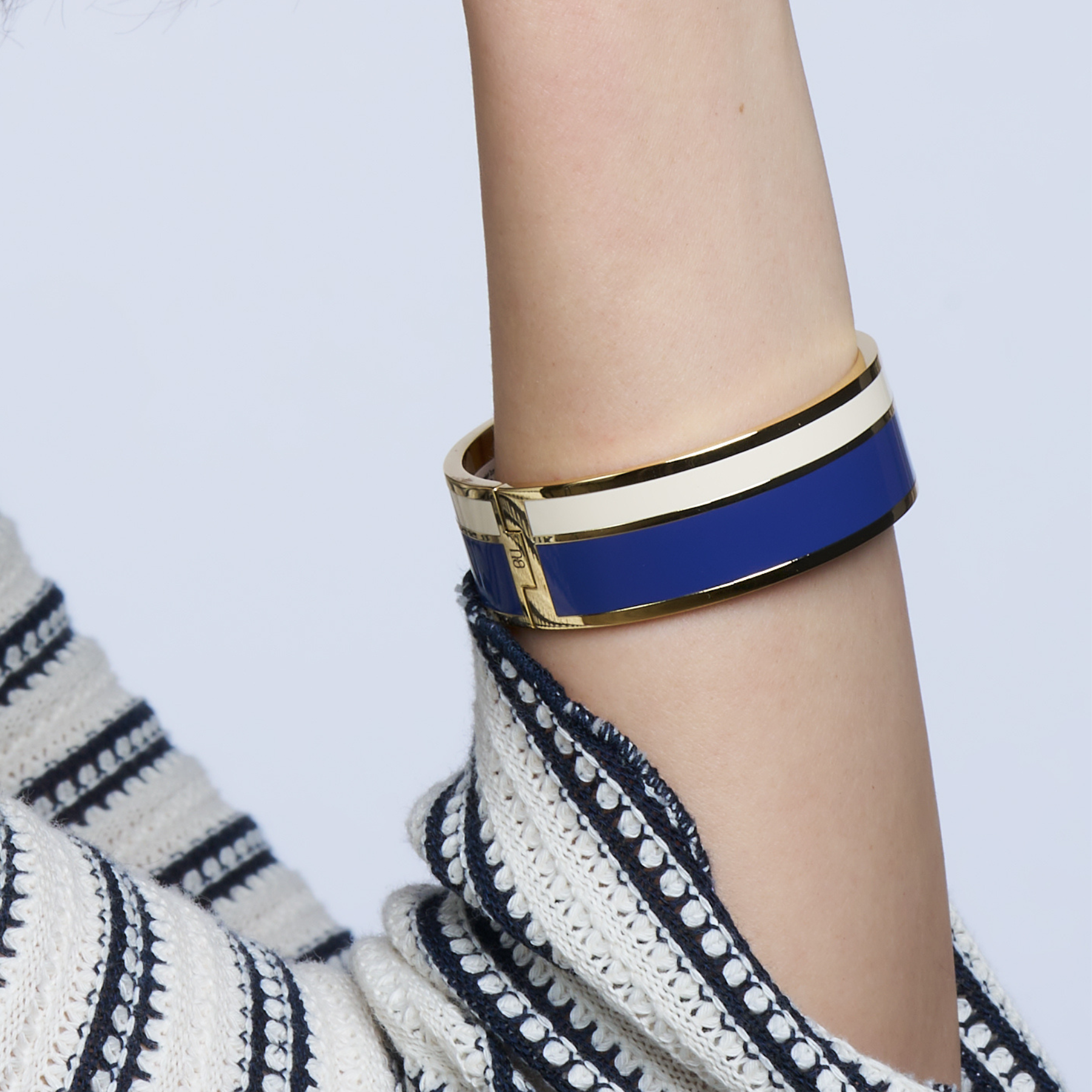 Vaporetto Bracelet - Navy Blue / Sand White