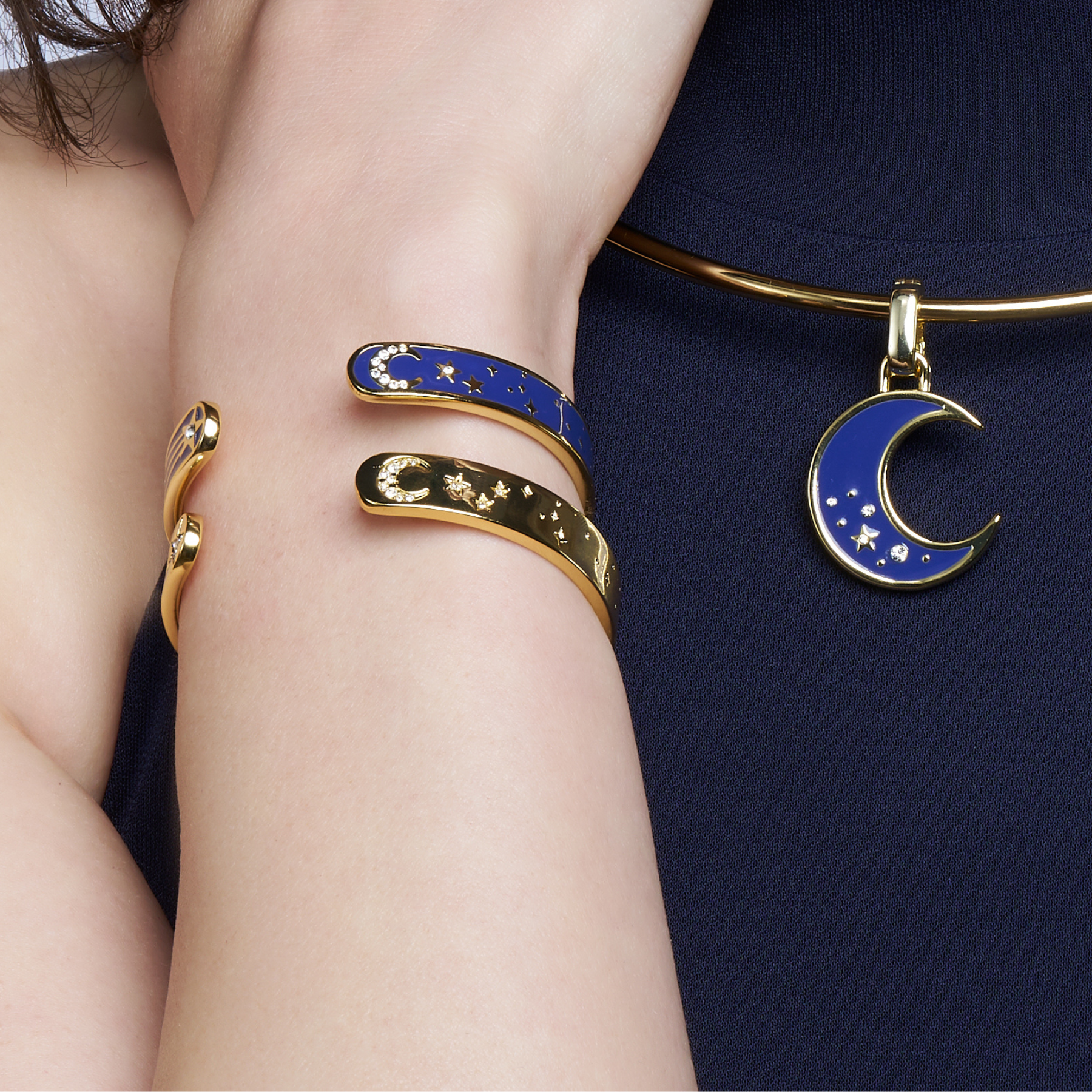 Halley Bangle - Navy Blue