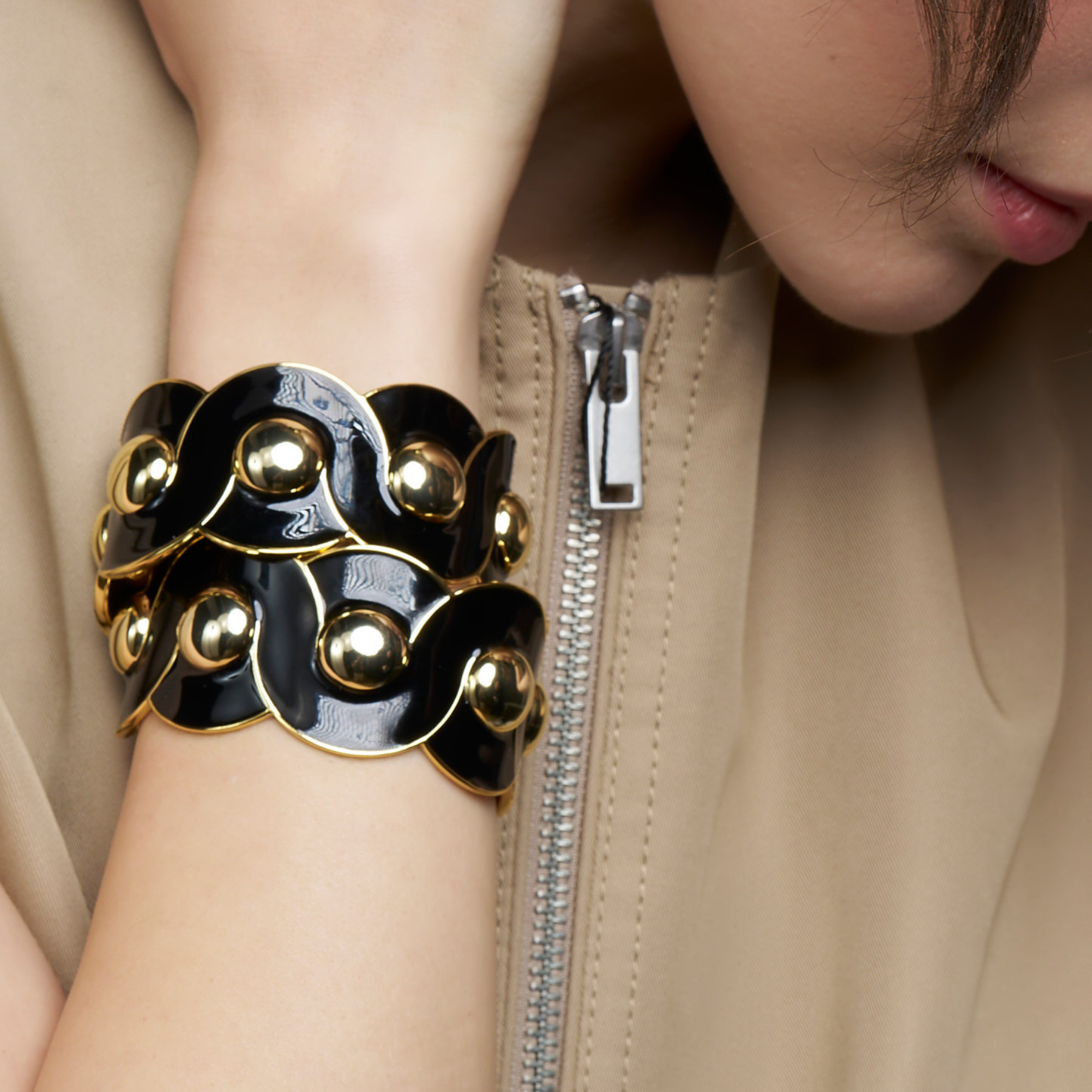 Moon Cuff - Carbon Black