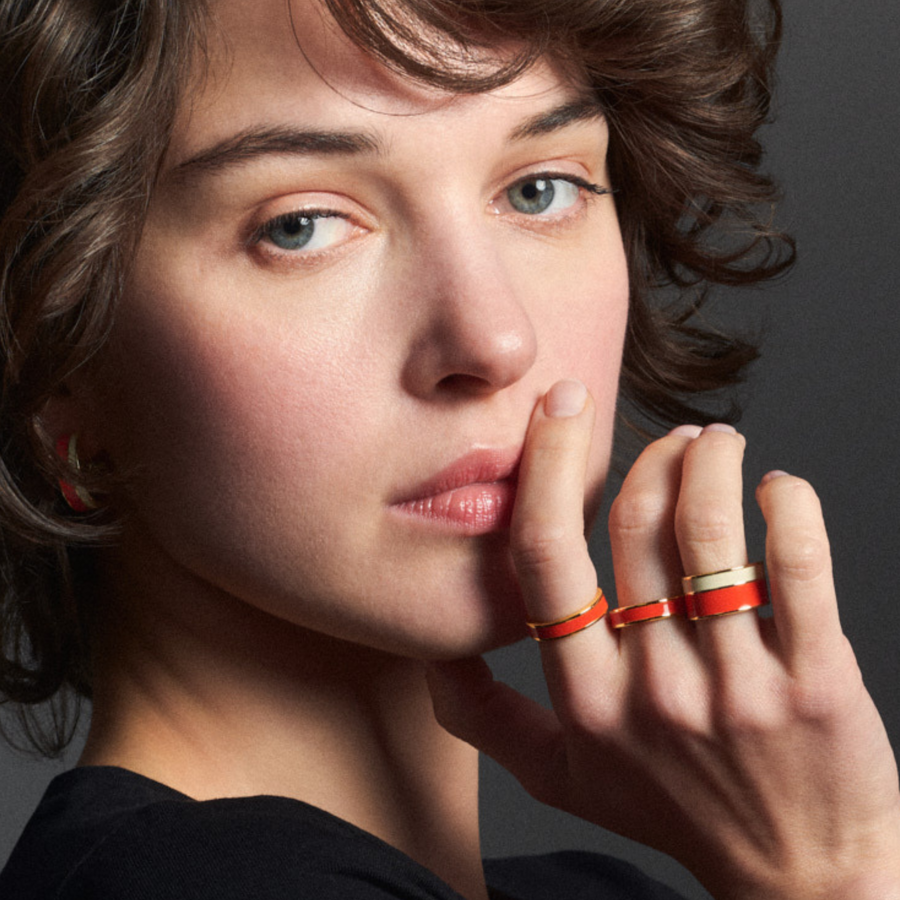 Bangle Ring - Orange Tangerine