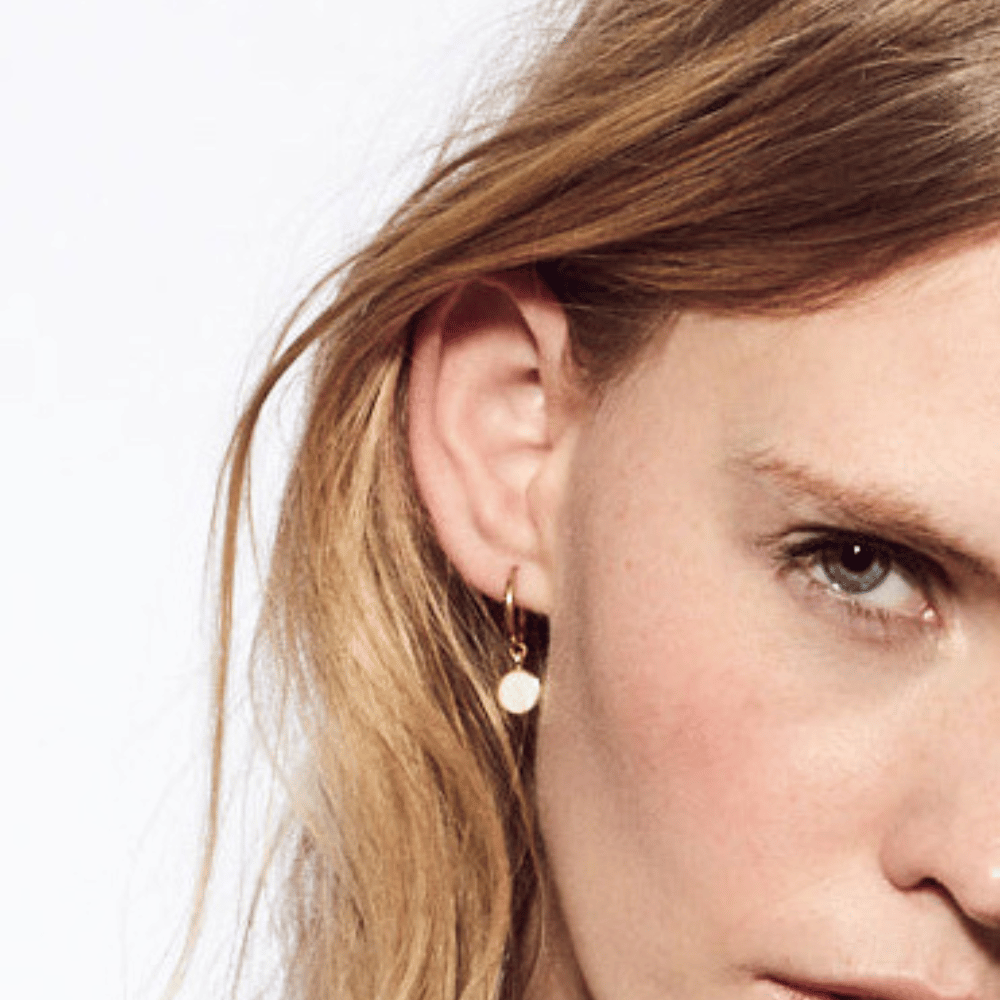 Celeste earrings - Sand White
