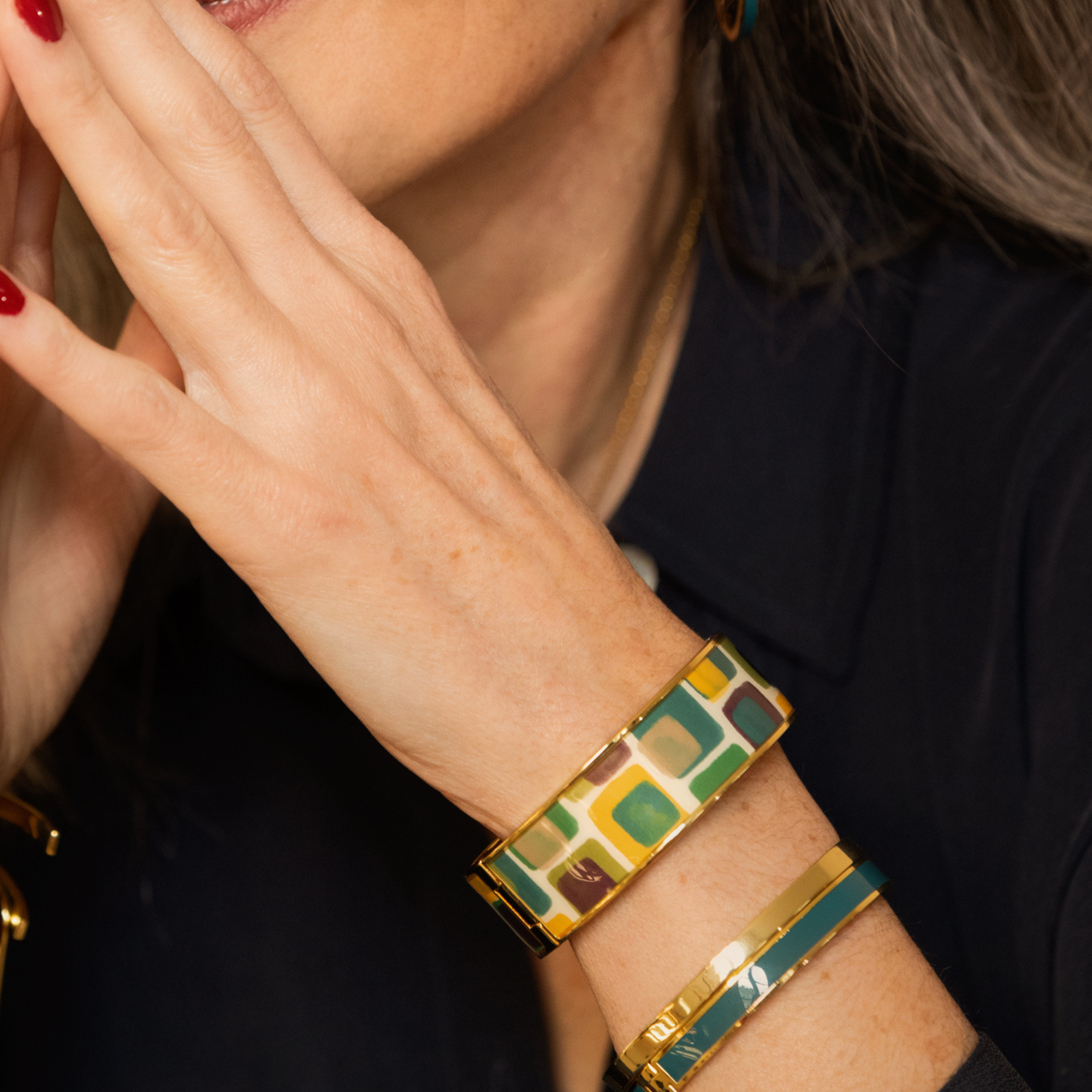 Vega bracelet - Bosphorus green
